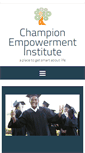 Mobile Screenshot of championempowerment.com
